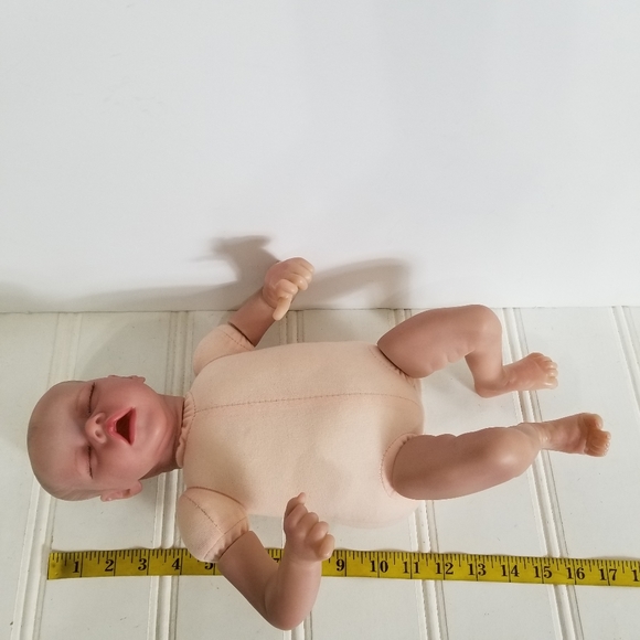 Bonnie Brown Reborn Baby Doll Twin-A Painted Closed Eyes Realistic Infant - Picture 10 of 11
